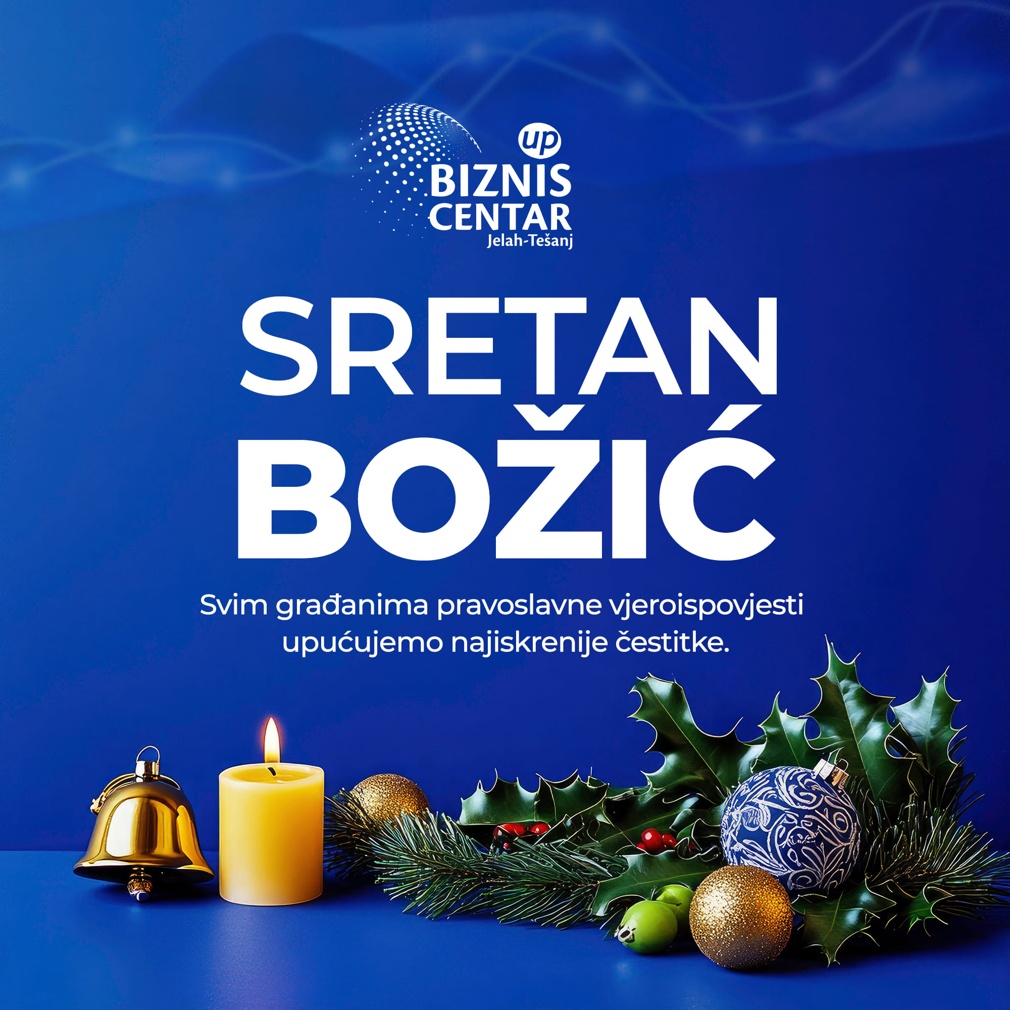 Iskrene čestitke povodom pravoslavnog Božića